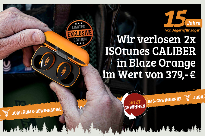 Jubi-Gewinnspiel im November: Gewinnen Sie einen von zwei ISOtunes CALIBER In-Ear-Gehörschutz