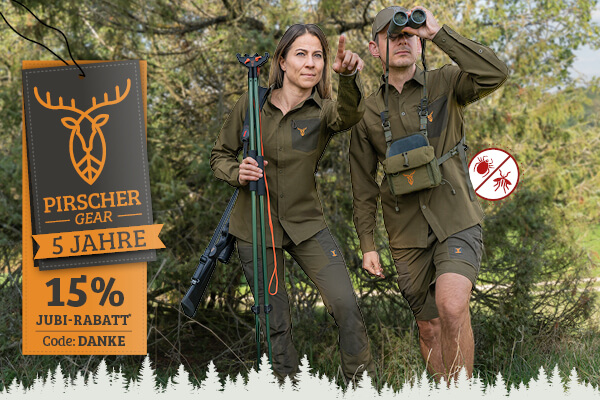Wir feiern 5 Jahre Pirscher Gear mit 15% Jubi-Rabatt*!