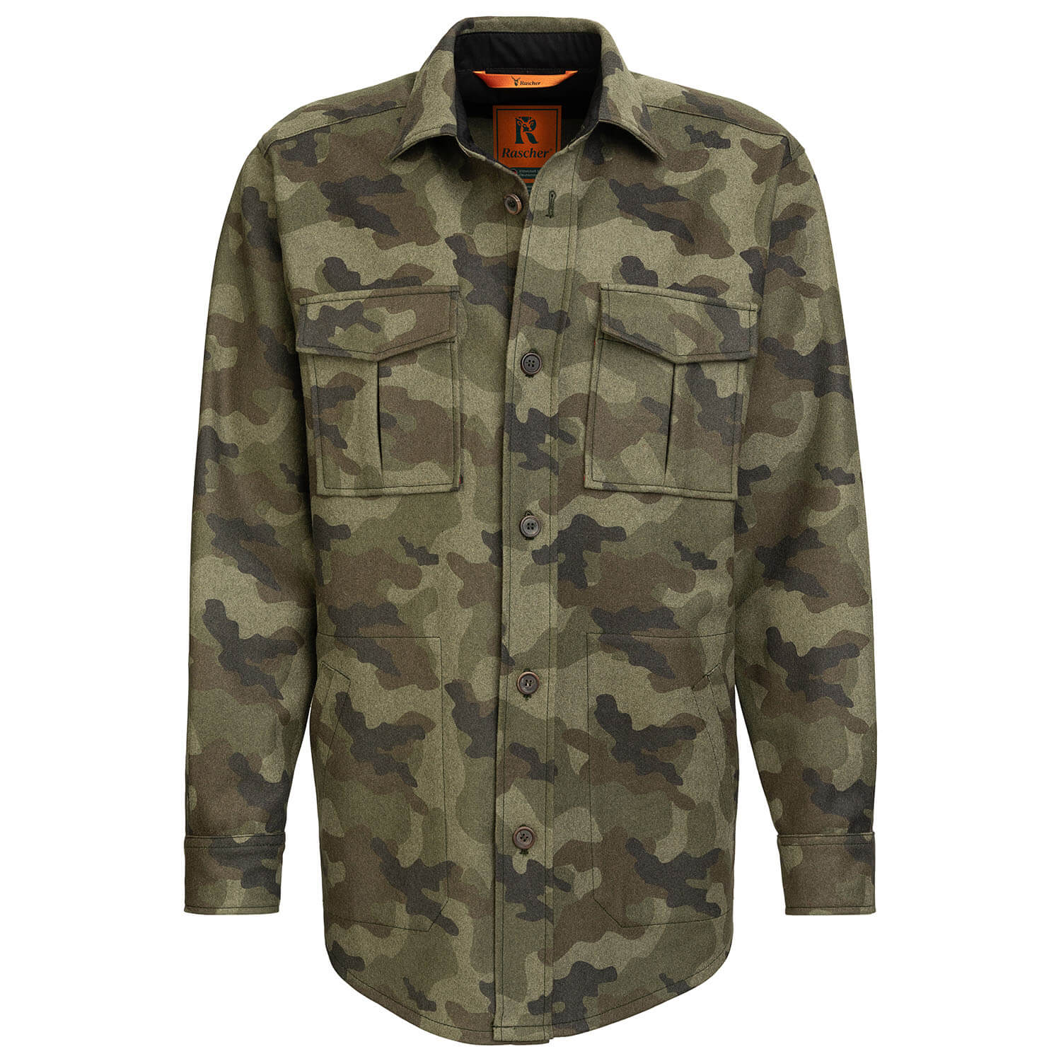 Rascher Camo Lodenhemd Pirsch Franz (Grün) - Neu im Shop