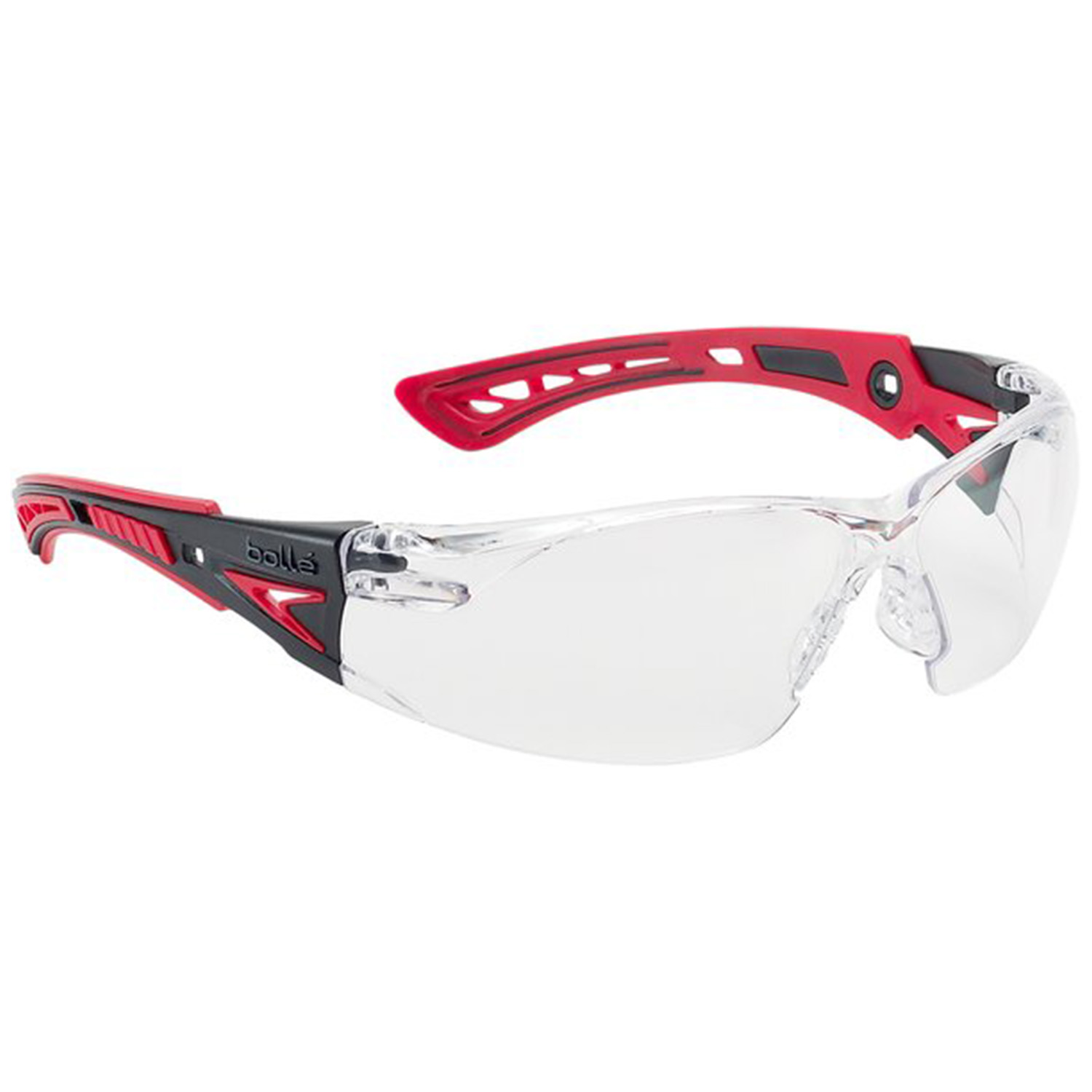 Bollé Schutzbrille Safety Rush+ klar - Jagdausrüstung