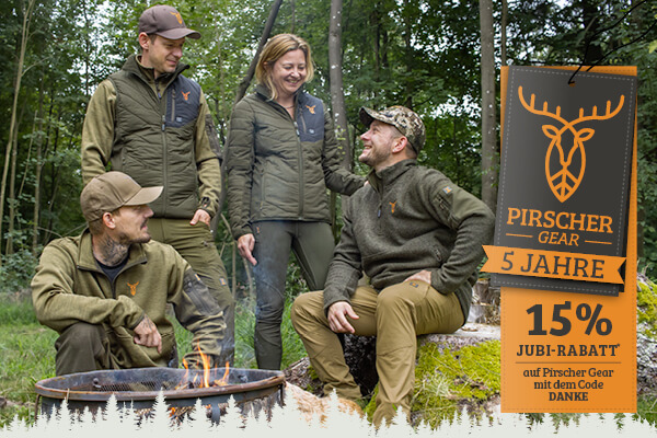 Wir feiern 5 Jahre Pirscher Gear mit 15% Jubi-Rabatt*!