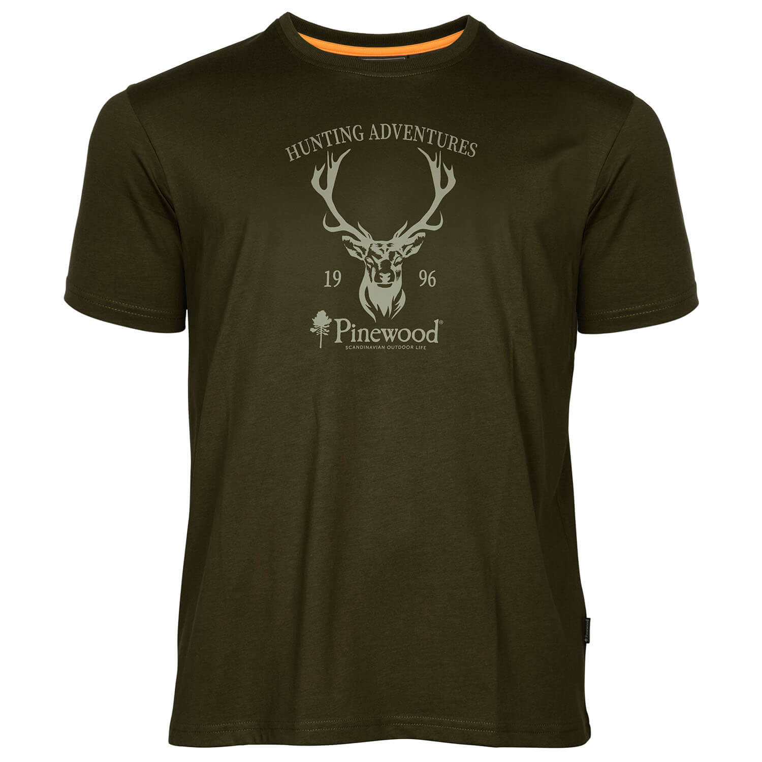 Pinewood T-Shirt Red Deer (Green)