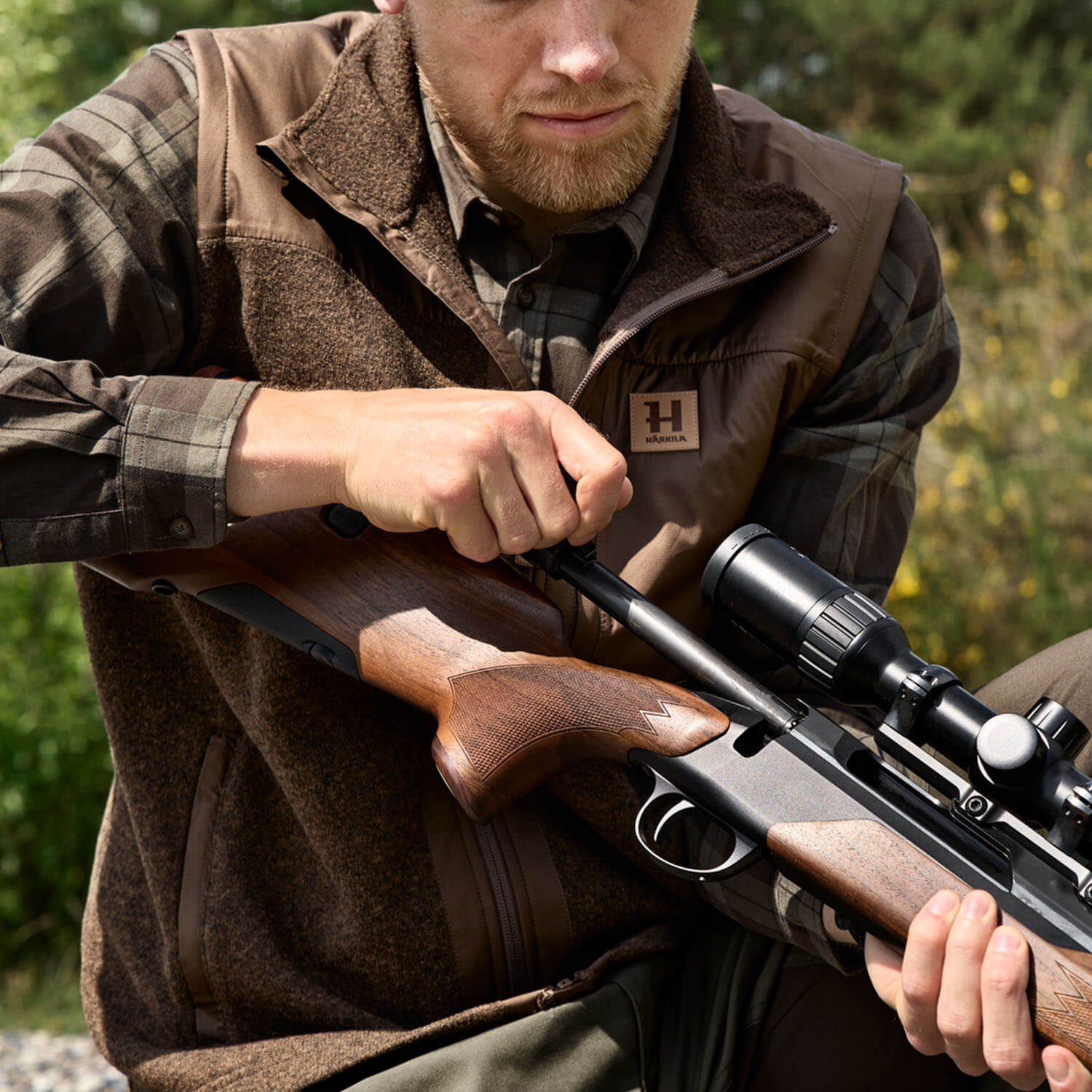 Härkila Fleeceweste Kalix (Dark Earth)