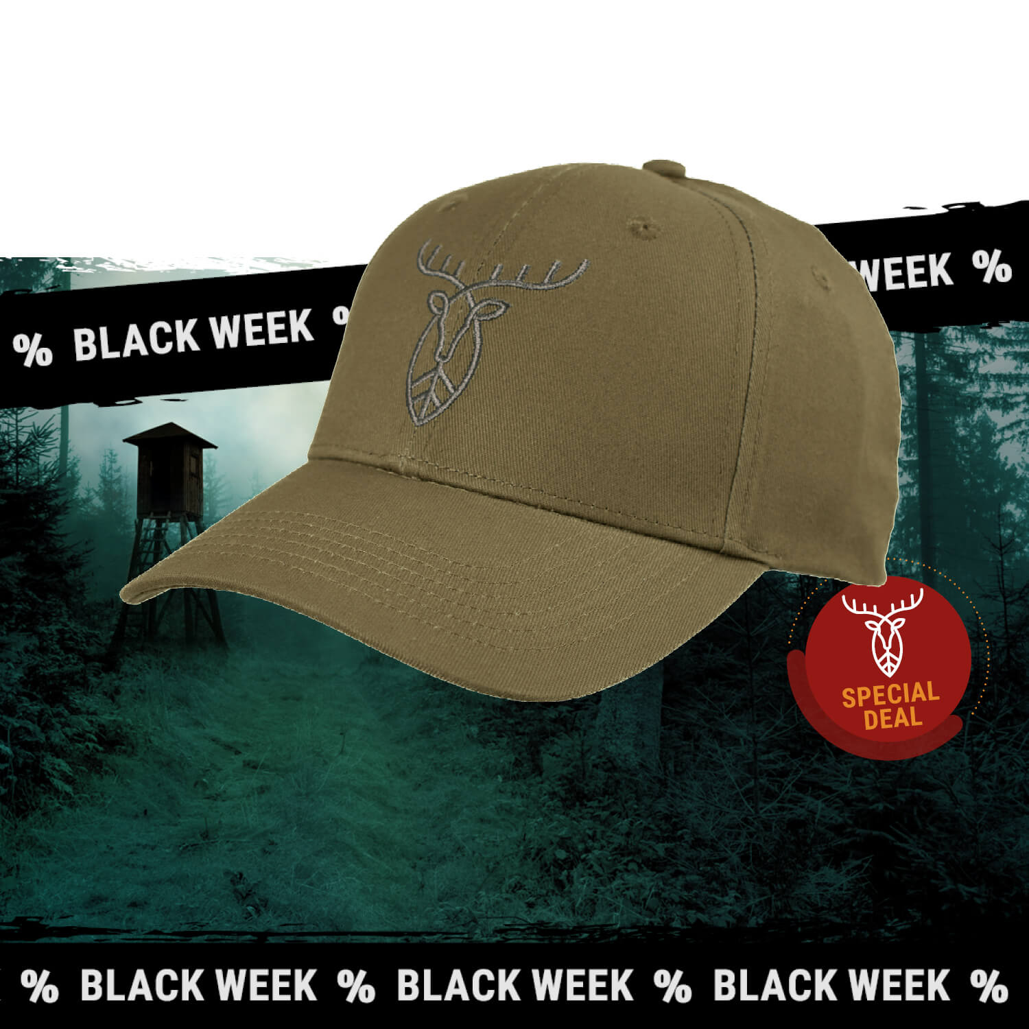 Pirscher Gear Logo Cap (Grün) - Outlet